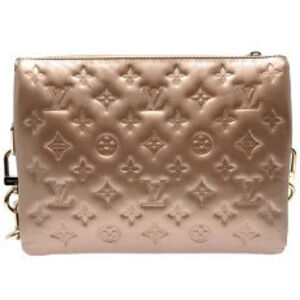Louis Vuitton Chain Coussin Lambskin Handbag Black